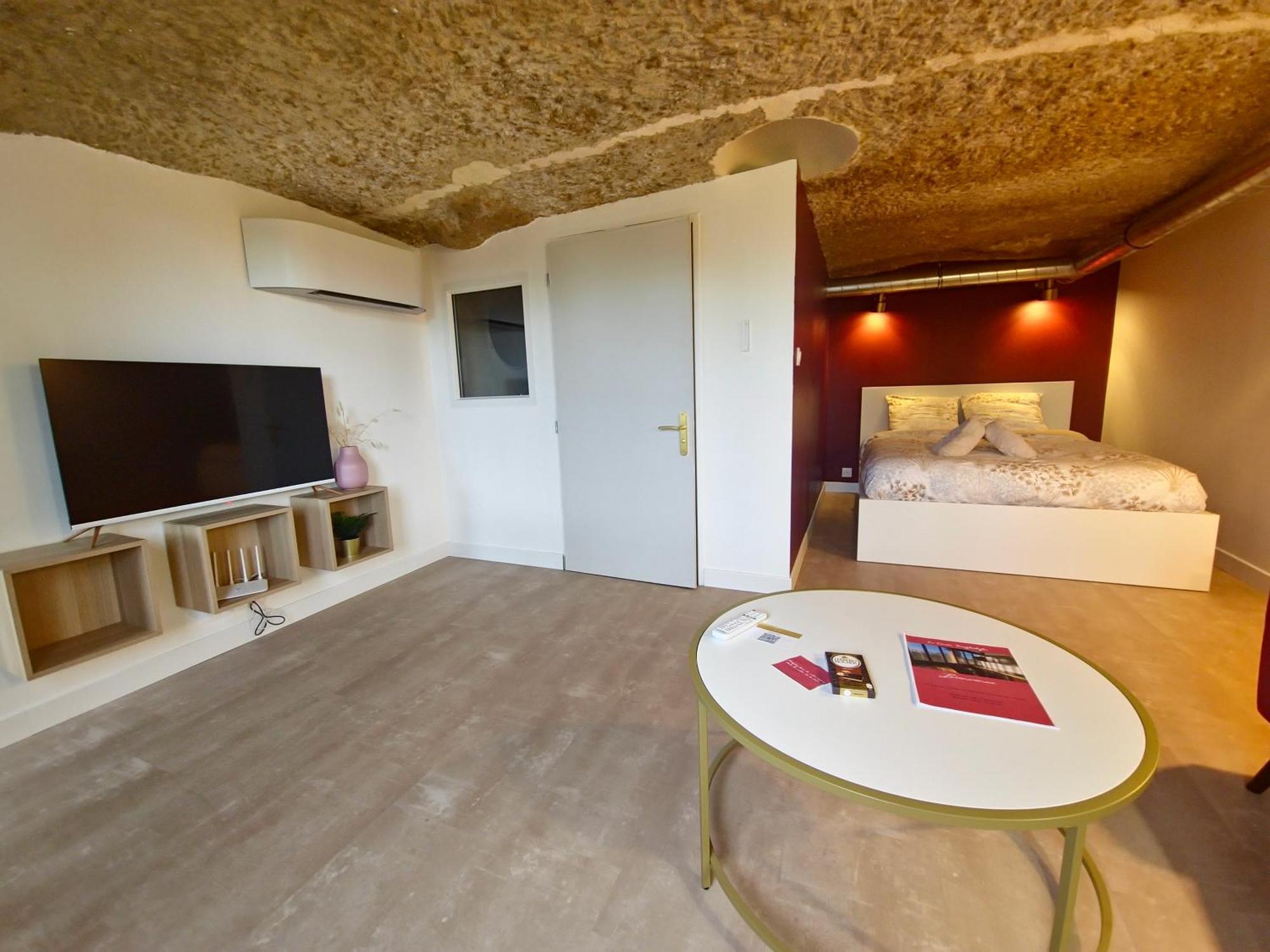 Le Cocon Troglodyte Apartment Saint-Etienne-de-Chigny Luaran gambar